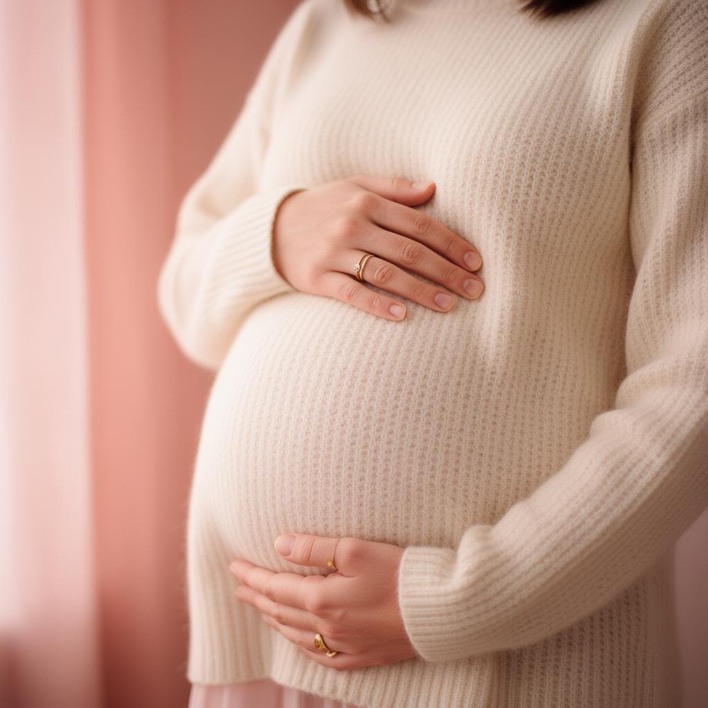 Mother and newborn at home